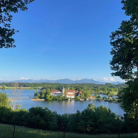 Seeblick Chiemgau, Haus Am Weinberg, 83370 Seeon Oberbayern Buitenkant foto