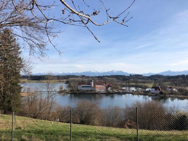 Seeblick Chiemgau, Haus Am Weinberg, 83370 Seeon Oberbayern Buitenkant foto